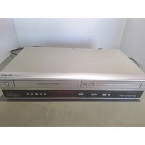 Philips DVP3050V DVD VCR Combo Player VHS Recorder HiFi Tested Works Great!